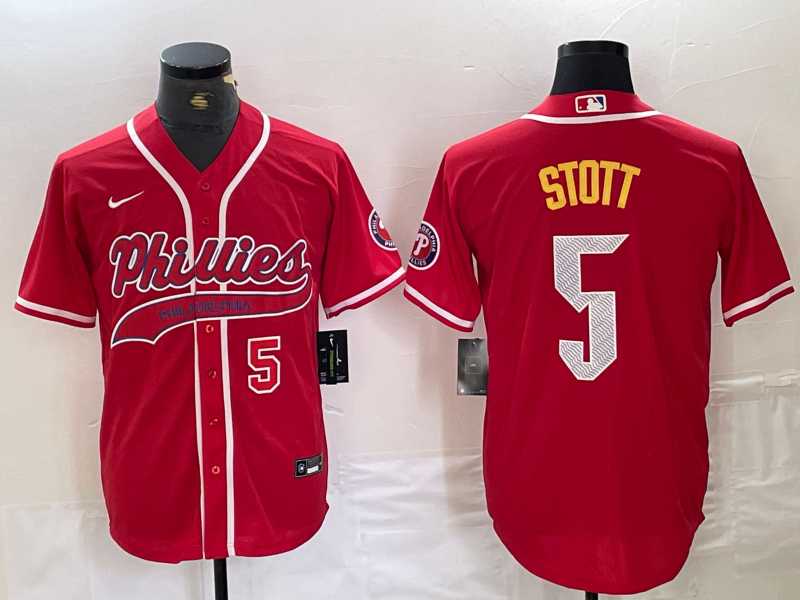 Men's Philadelphia Phillies #5 Bryson Stott Number Red Cool Base Stitched Baseball Jerseys,We sell and wholesale Men's Philadelphia Phillies #5 Bryson Stott Number Red Cool Base Stitched Baseball Jerseys on line form chian!